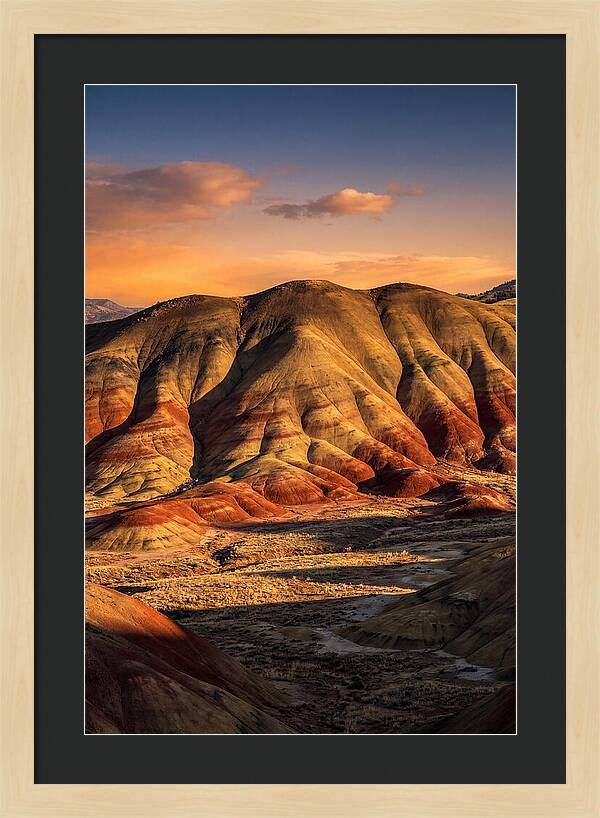 Painted Hills At Golden Hour