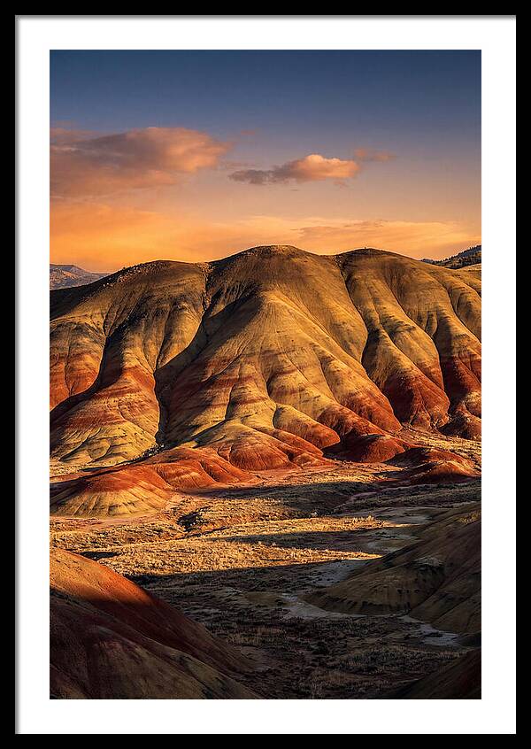 Painted Hills At Golden Hour