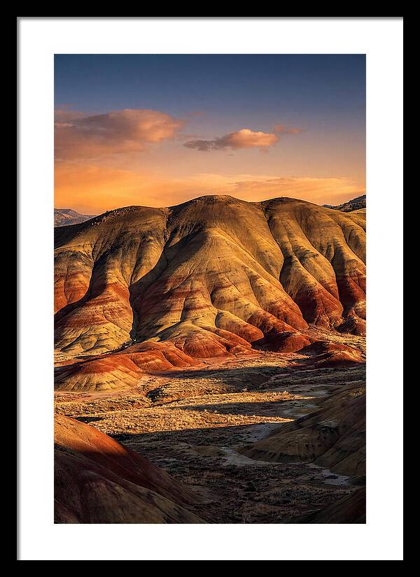 Painted Hills At Golden Hour