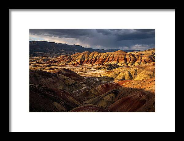 Painted Hills At Sunset