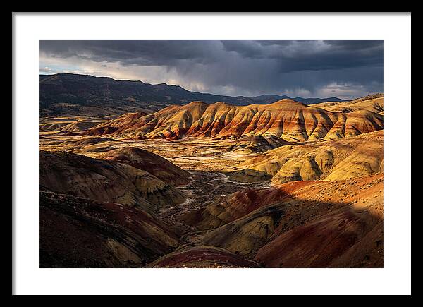 Painted Hills At Sunset