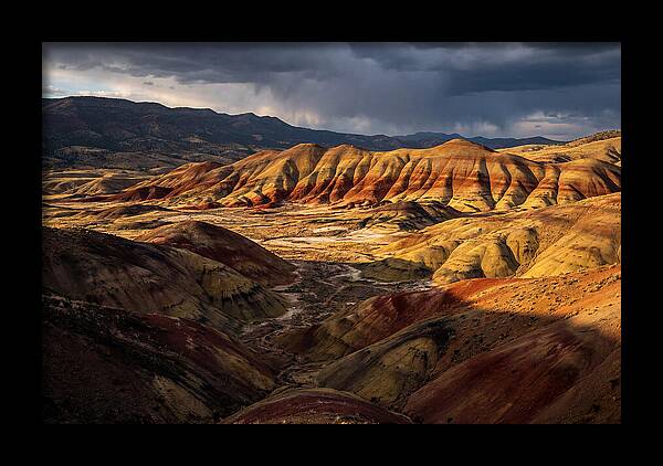 Painted Hills At Sunset