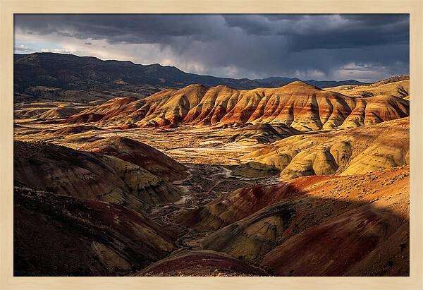 Painted Hills At Sunset