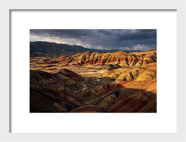Painted Hills At Sunset