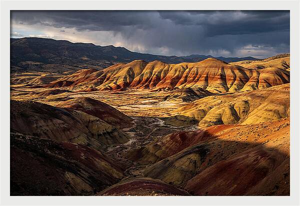 Painted Hills At Sunset