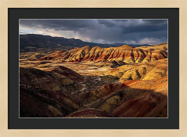Painted Hills At Sunset