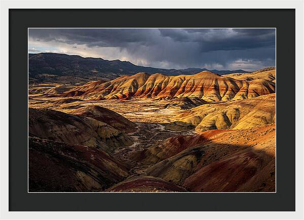 Painted Hills At Sunset