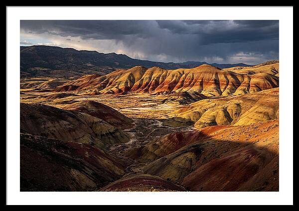 Painted Hills At Sunset