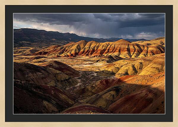 Painted Hills At Sunset
