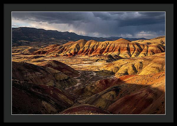 Painted Hills At Sunset