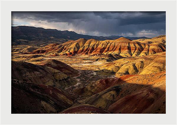Painted Hills At Sunset