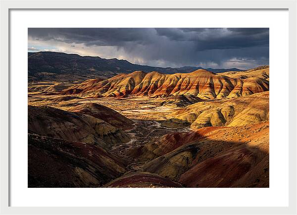 Painted Hills At Sunset
