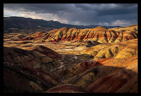 Painted Hills At Sunset