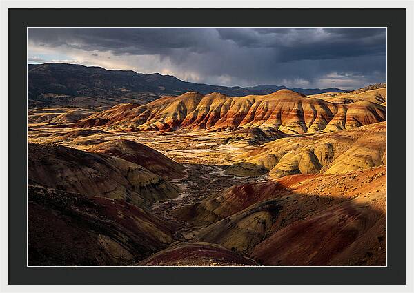 Painted Hills At Sunset