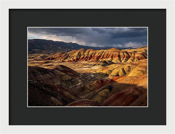 Painted Hills At Sunset
