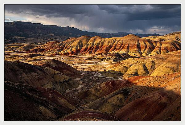 Painted Hills At Sunset