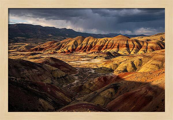 Painted Hills At Sunset