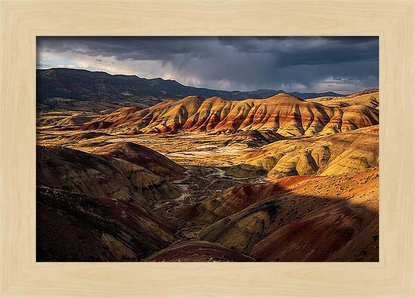 Painted Hills At Sunset