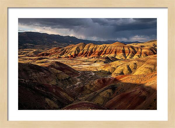 Painted Hills At Sunset