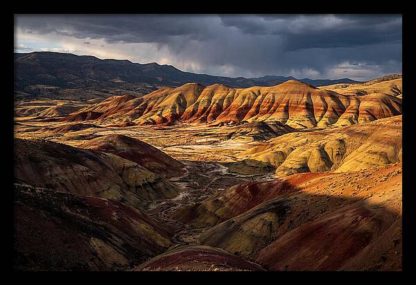 Painted Hills At Sunset
