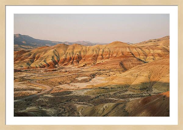 Painted Hills At Sunset