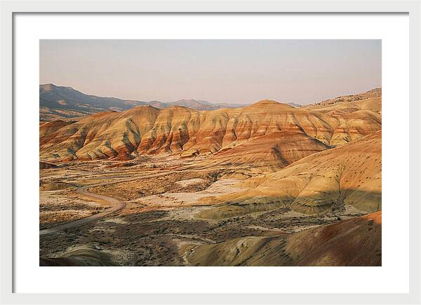 Painted Hills At Sunset