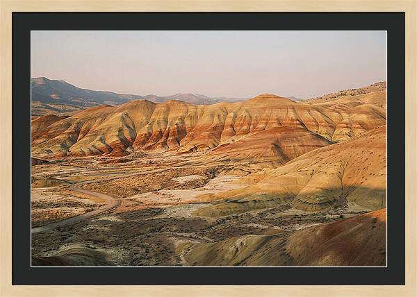 Painted Hills At Sunset