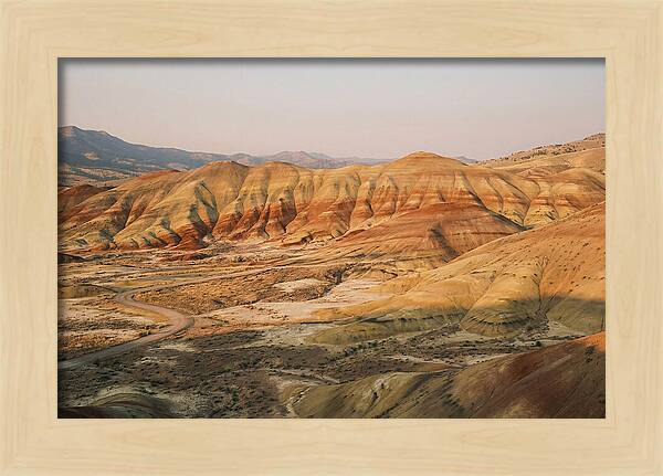 Painted Hills At Sunset