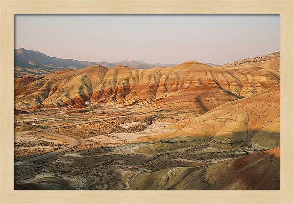 Painted Hills At Sunset
