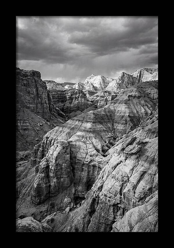 Painted Hills Strata In Monochrome