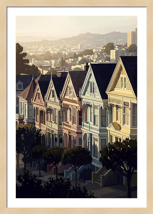 Painted Ladies In Pastel Hues