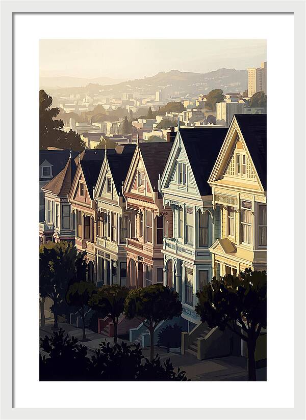 Painted Ladies In Pastel Hues