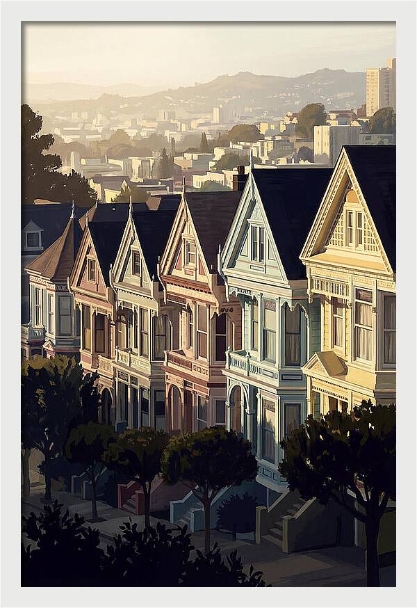Painted Ladies In Pastel Hues