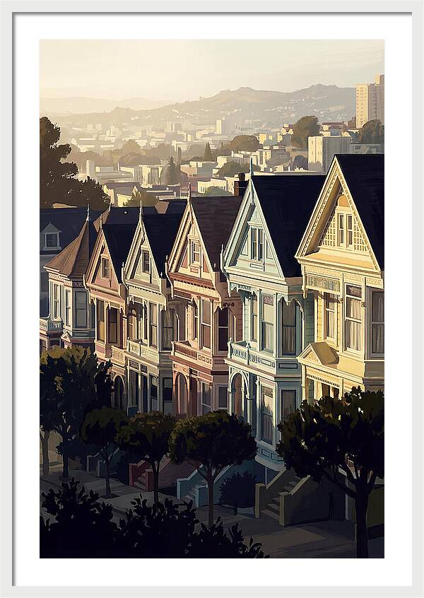 Painted Ladies In Pastel Hues