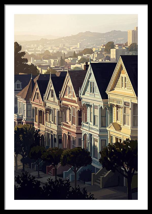 Painted Ladies In Pastel Hues