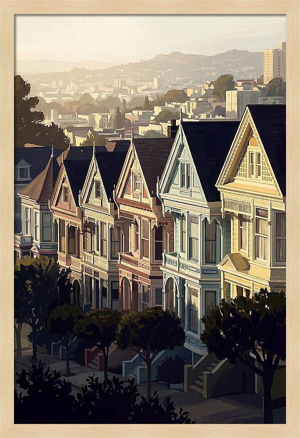 Painted Ladies In Pastel Hues