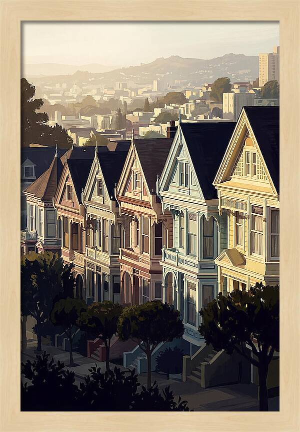Painted Ladies In Pastel Hues