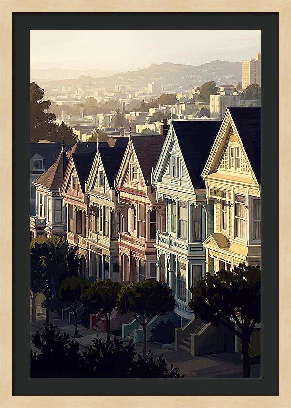 Painted Ladies In Pastel Hues