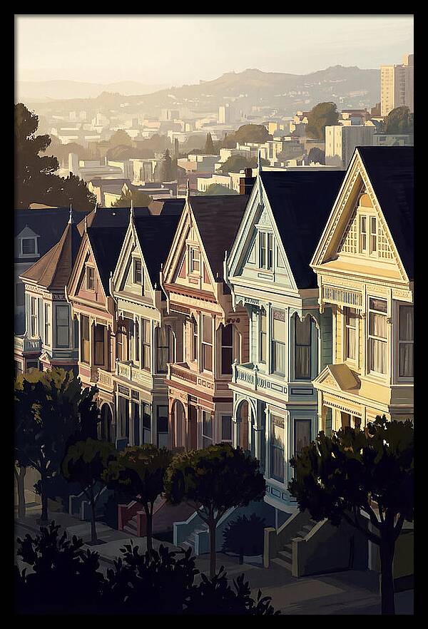 Painted Ladies In Pastel Hues