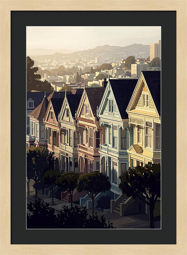 Painted Ladies In Pastel Hues