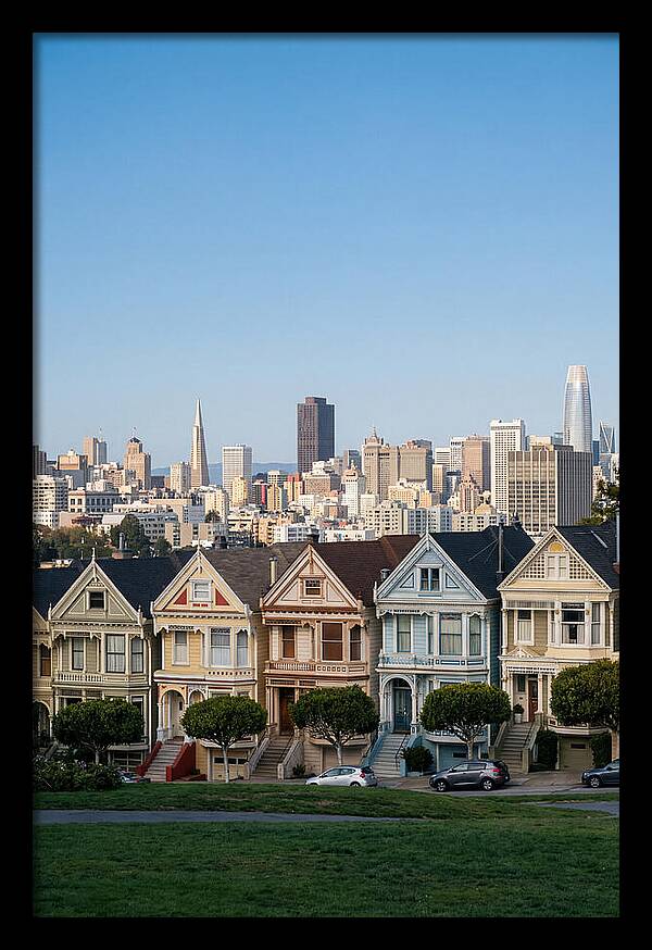 Painted Ladies Overlooking San Francisco