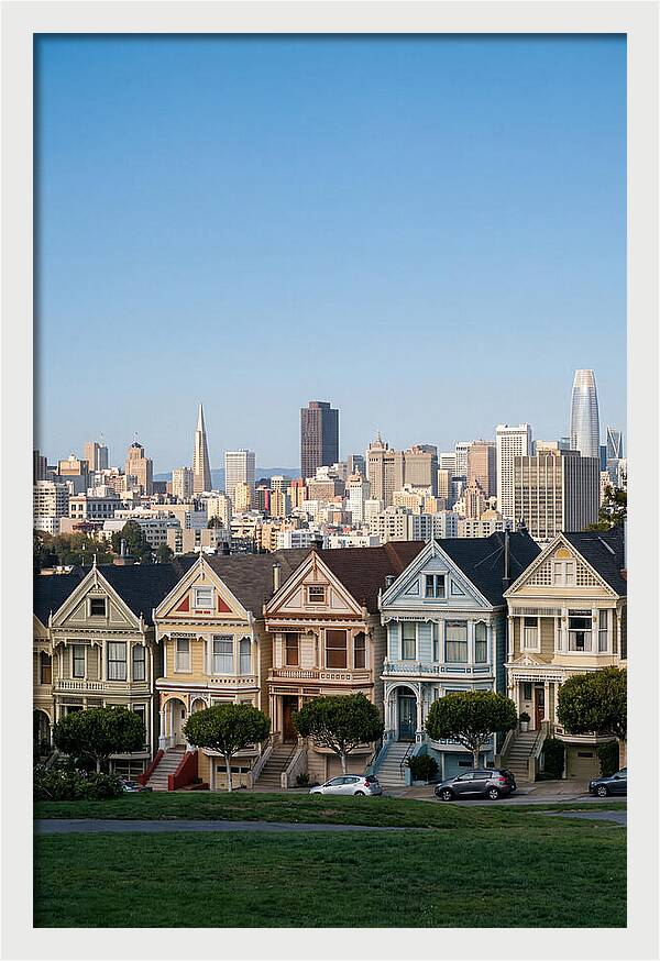 Painted Ladies Overlooking San Francisco