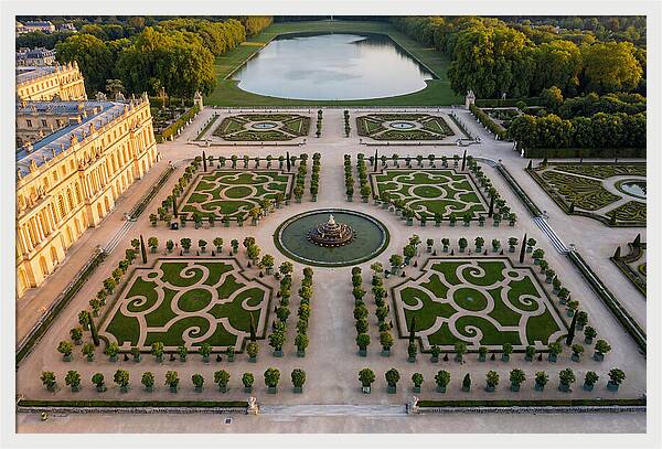 Palace Gardens From Above
