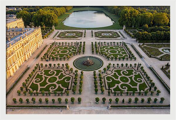 Palace Gardens From Above