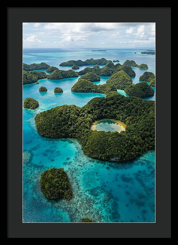Palau Rock Islands Aerial View