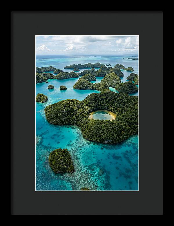 Palau Rock Islands Aerial View
