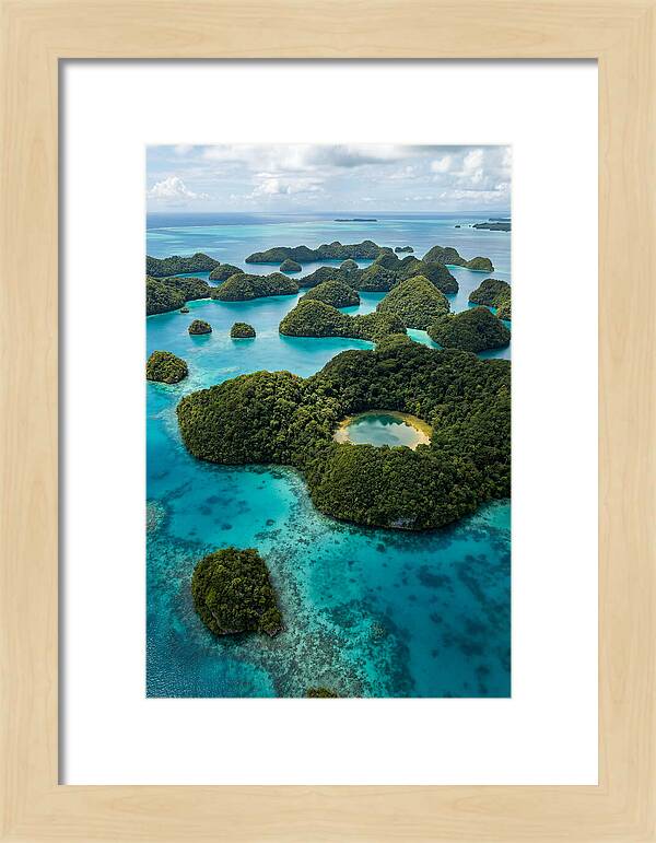 Palau Rock Islands Aerial View