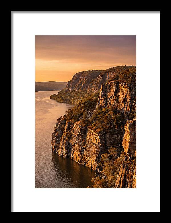 Palisades At Sunset