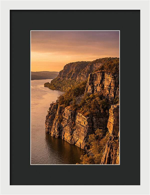 Palisades At Sunset
