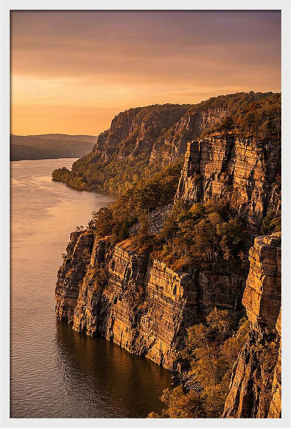 Palisades At Sunset